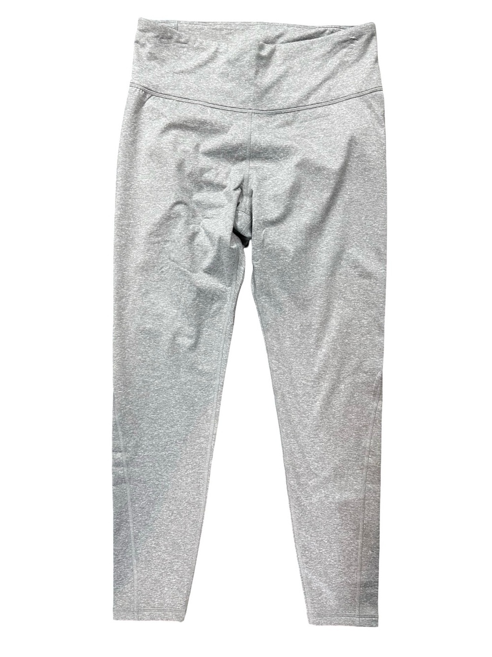 Old Navy Active Go Dry Light Grey Soft Tech Leggings Size XL Workout Full Length
